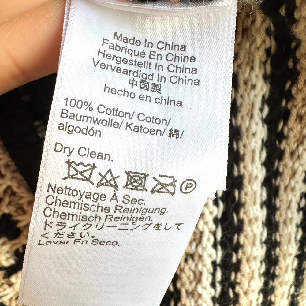 J. Crew Jacquard‎ Sweater Jacket Knit Preppy Old Money Size Medium